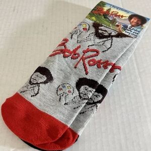 Bob Ross Low Cut Socks 2 Pack Unisex Men’s Size 8-12 Joy Of Painting